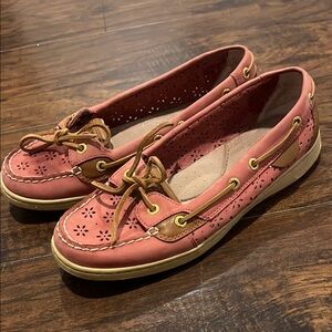 Women's Pink Boat Shoes